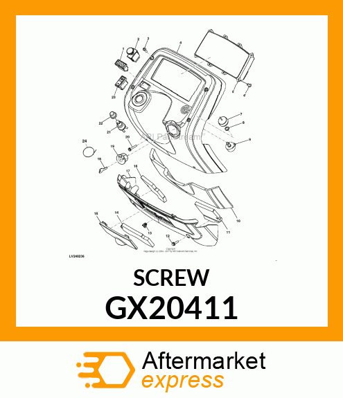 SCREW GX20411