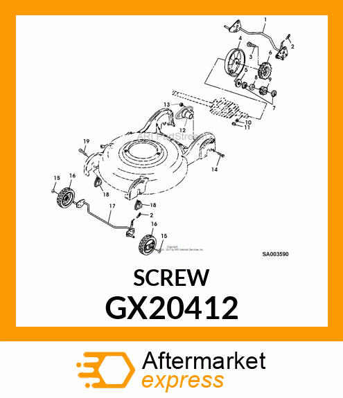 SCREW GX20412