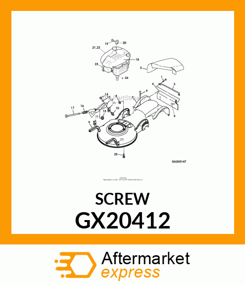 SCREW GX20412