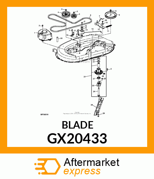 BLADE, HIGH LIFT 3 GX20433