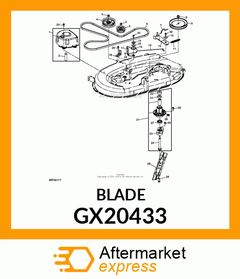 BLADE, HIGH LIFT 3 GX20433