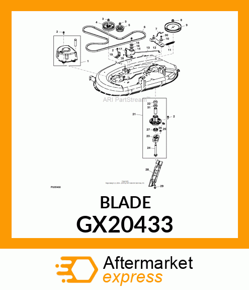 BLADE, HIGH LIFT 3 GX20433