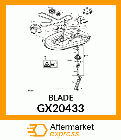 BLADE, HIGH LIFT 3 GX20433