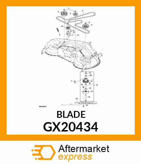 BLADE, 48" BAGGING MPLT GX20434