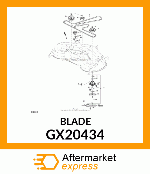 BLADE, 48" BAGGING MPLT GX20434