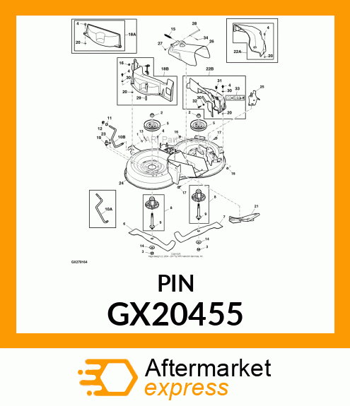 ROD, BELT GUIDE GX20455