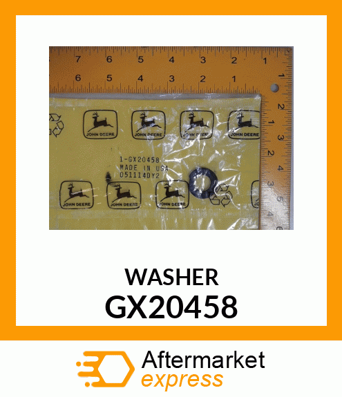 WASHER, WASHER, SEAT ADJUST GX20458