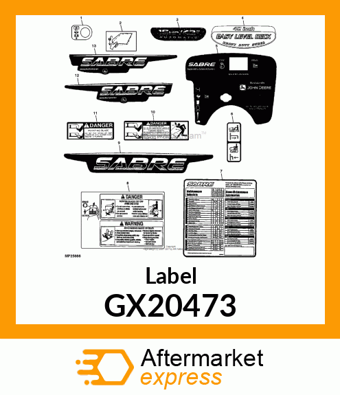 Label GX20473