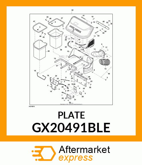 BRACKET, CARGO MOUNT GX20491BLE