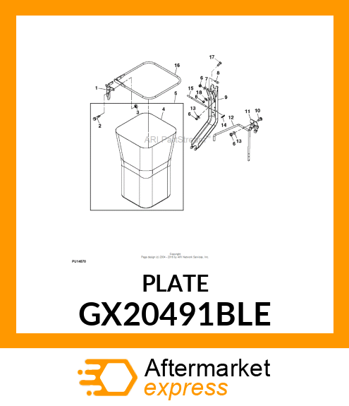 BRACKET, CARGO MOUNT GX20491BLE