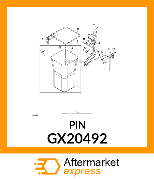 PIN FASTENER GX20492