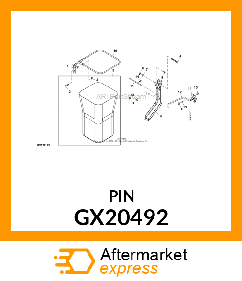 PIN FASTENER GX20492