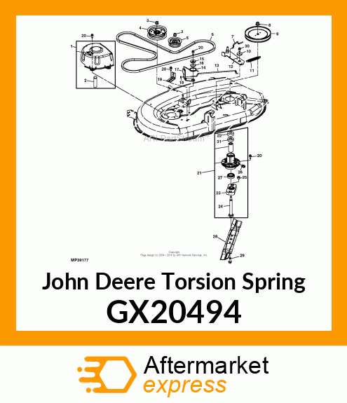 TORSION SPRING GX20494