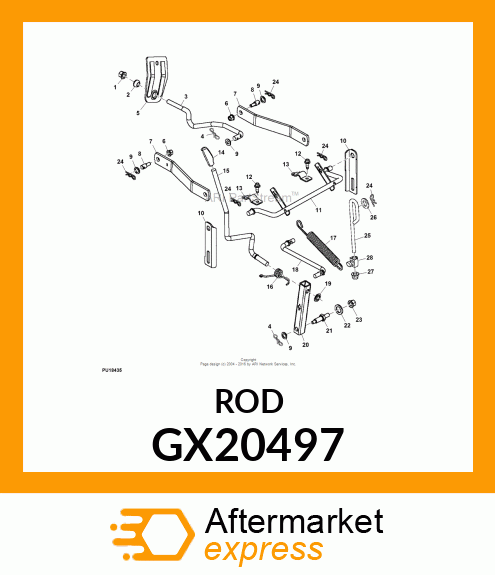 ARM, FRONT DRAFT GX20497