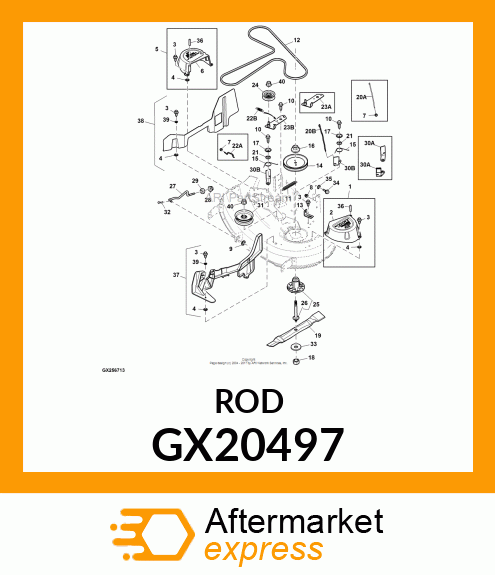 ARM, FRONT DRAFT GX20497