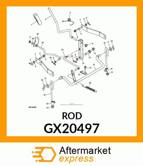 ARM, FRONT DRAFT GX20497