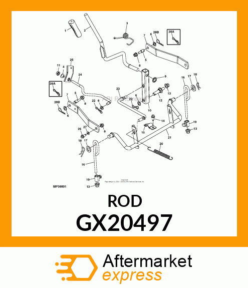 ARM, FRONT DRAFT GX20497