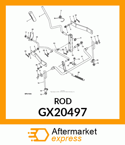 ARM, FRONT DRAFT GX20497