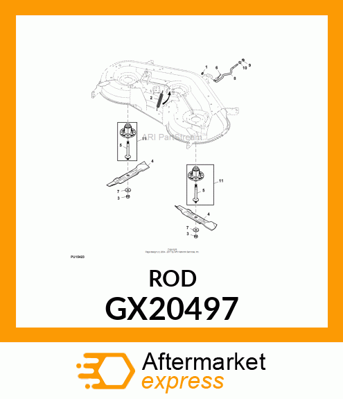 ARM, FRONT DRAFT GX20497