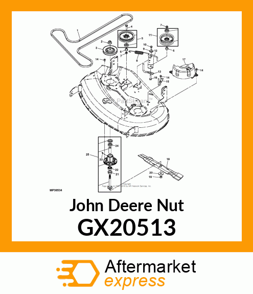 NUT GX20513