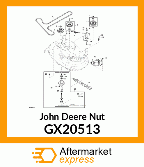 NUT GX20513