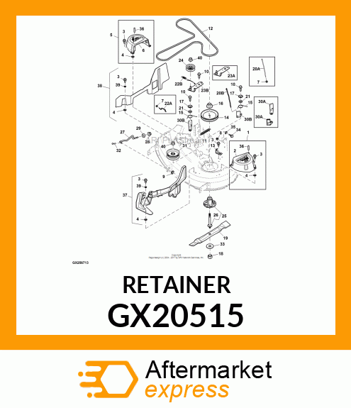 RETAINER, WASHER, CUPPED GX20515