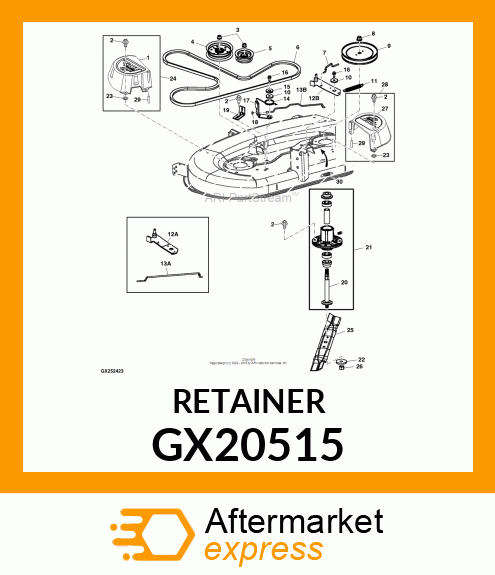 RETAINER, WASHER, CUPPED GX20515