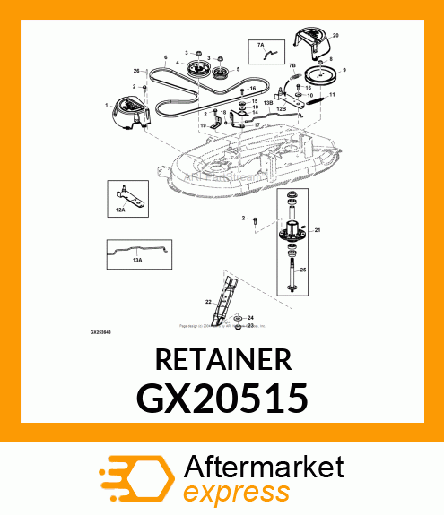 RETAINER, WASHER, CUPPED GX20515