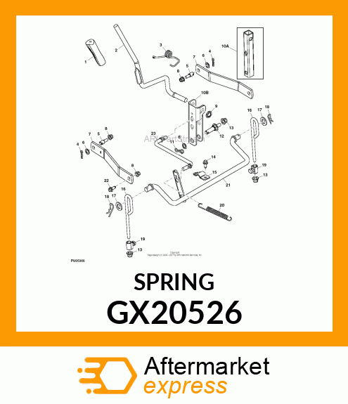 EXTENSION SPRING GX20526