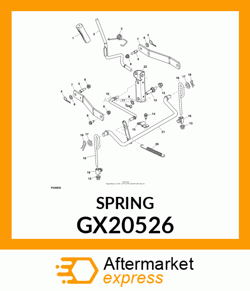 EXTENSION SPRING GX20526