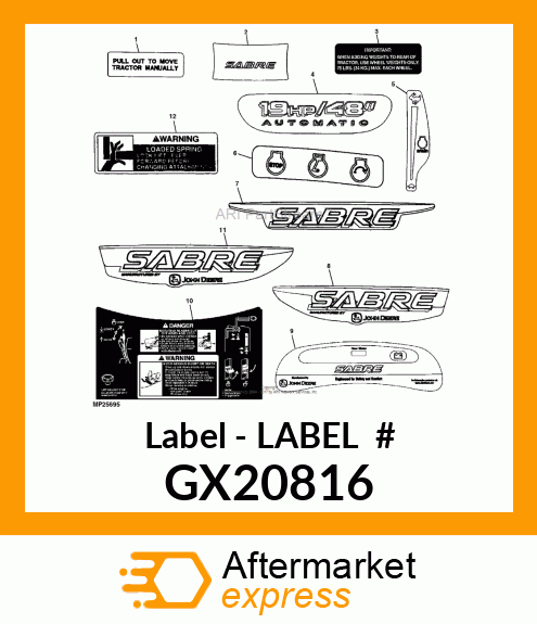 Label GX20816