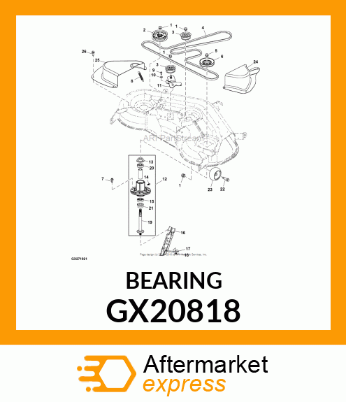 BALL BEARING GX20818