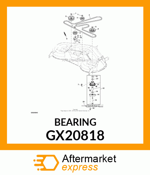 BALL BEARING GX20818