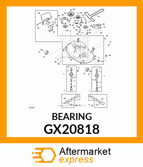 BALL BEARING GX20818