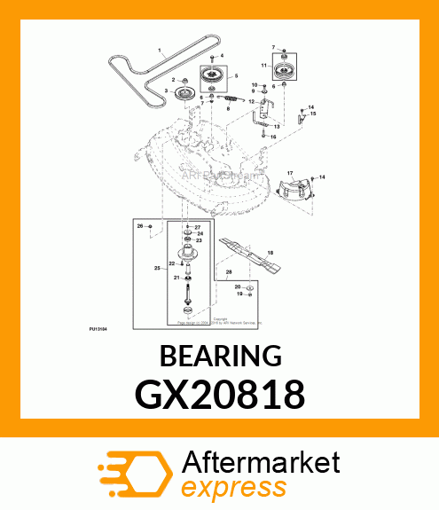 BALL BEARING GX20818