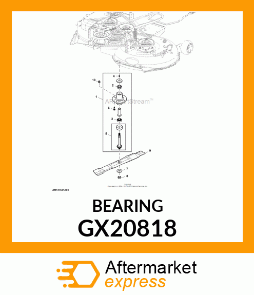 BALL BEARING GX20818