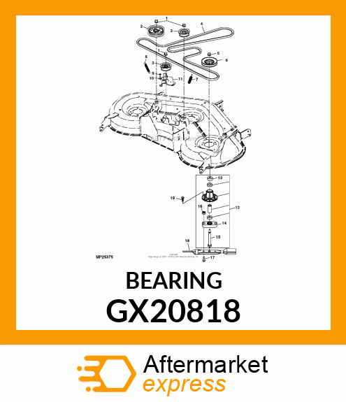 BALL BEARING GX20818