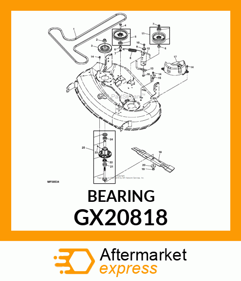 BALL BEARING GX20818