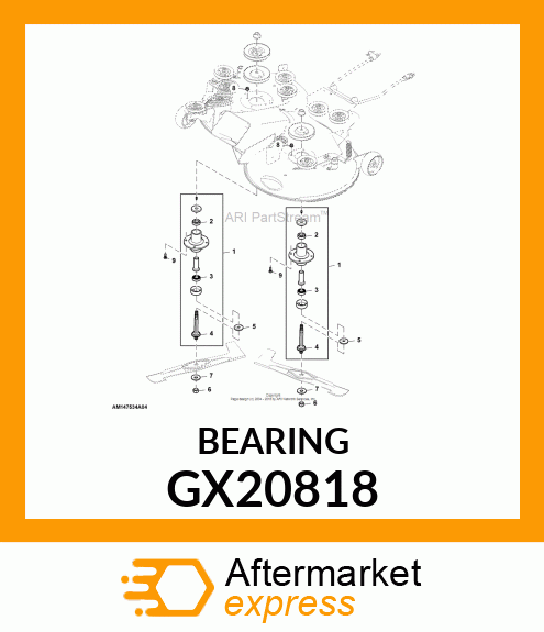 BALL BEARING GX20818