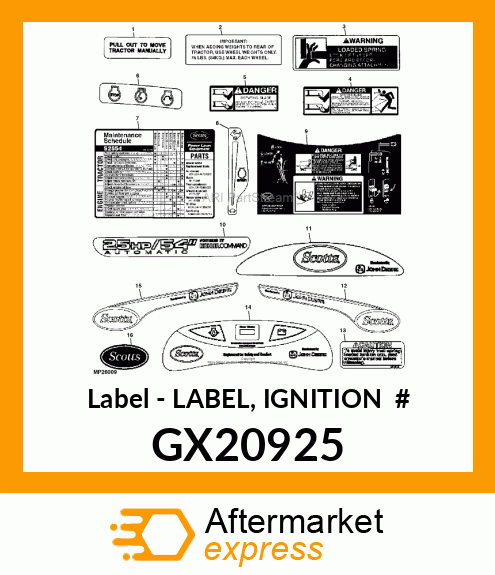 Label GX20925