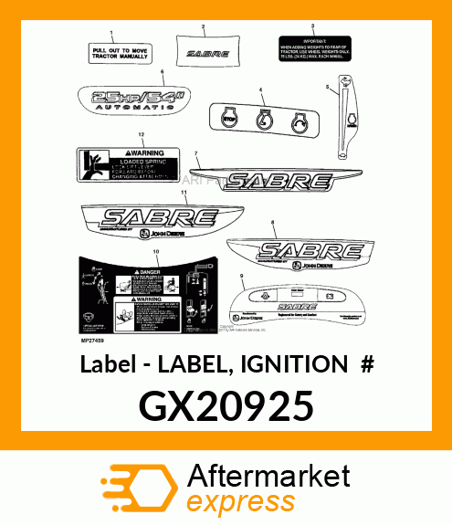 Label GX20925