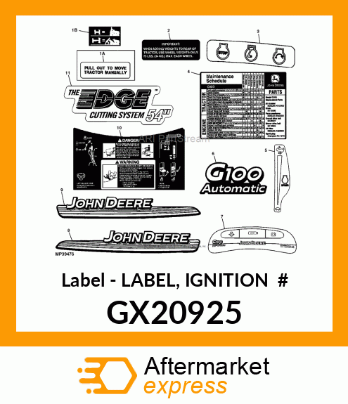 Label GX20925