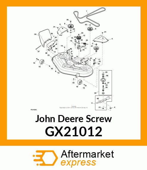 SCREW GX21012