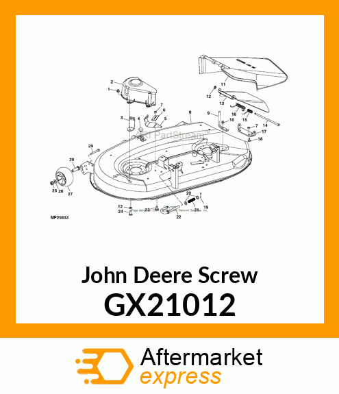 SCREW GX21012