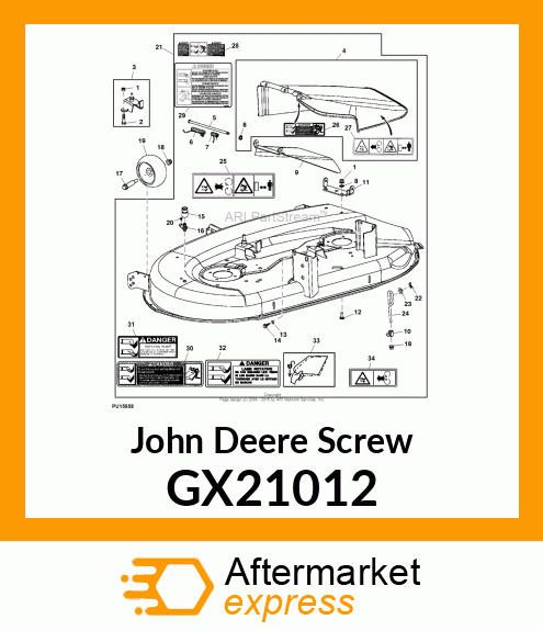 SCREW GX21012