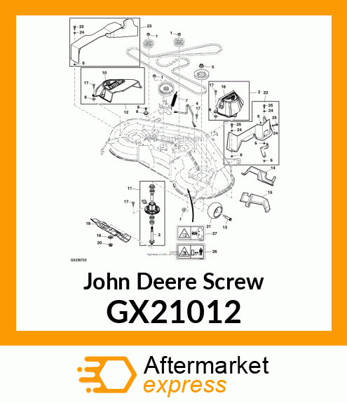 SCREW GX21012