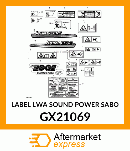 Label Lwa Sound Power Sabo GX21069