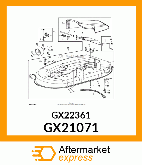 GUIDE, BELT GX21071