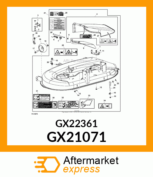 GUIDE, BELT GX21071