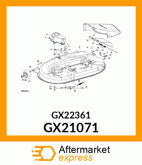 GUIDE, BELT GX21071